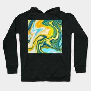 Abstract liquid marble design Hoodie